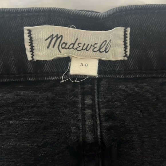 Madewell black denim skirt. - Picture 3 of 3